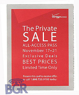 Daily Tech: Verizon Wireless Sends Out Invites For a Private Sale 