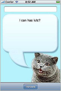 iPhone App You Need: lolSpeak 