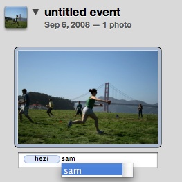 iPhoto Uses Hotkeys to Tag Photos Easily