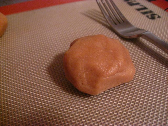 There's a peanut butter cup hidden inside! There's a peanut butter cup hidden inside!