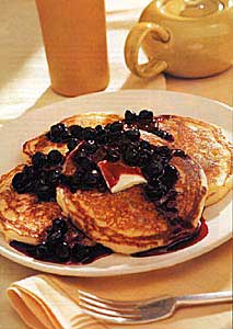 Buttermilk Pancakes With Blueberry Compote Buttermilk Pancakes With Blueberry Compote
