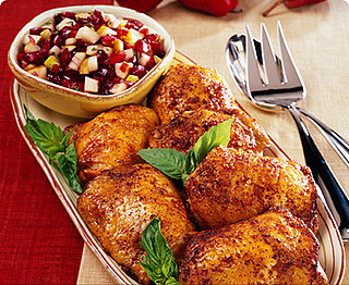 Monday's Leftovers: Roasted Chicken With Fall Fruit Salsa
