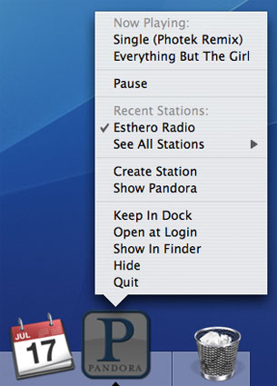 Launch Pandora Right From Your Desktop