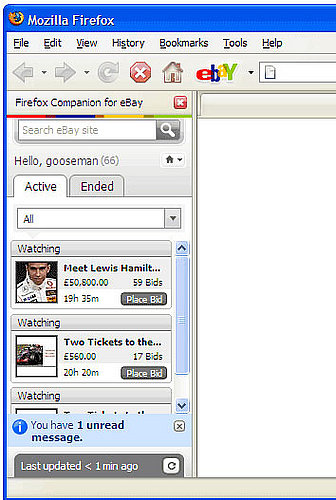 Firefox eBay Companion