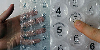 Bubble Wrap Calendar. Awesome.