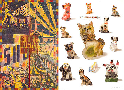 Carnival Chalkware Figures