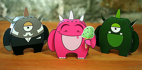 Paper Monsters from Goobeesta