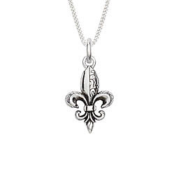 Sterling Silver Fleur-de-Lis Pendant ($70)