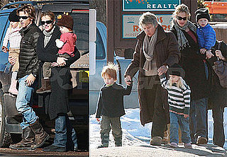 Photos of Julia Roberts and Danny Moder in New Mexico with Hazel, Phinneaus and Henry