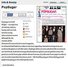 PopSugar Named One of Time's 50 Best Websites of 2008!