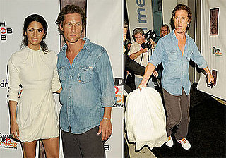 Photos of Matthew McConaughey, Camila Alves, and Levi McConaughey at Kitson