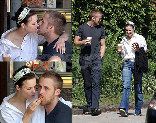 OMG! Ryan Gosling and Rachel McAdams Kissing at Lunch! 