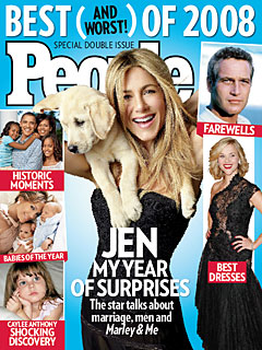 Jennifer Aniston Had a 2008 Full of Love, Friends, and Health 