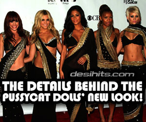 Pussycat Dolls at Fashion Rocks in Sarees