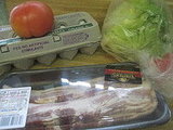 Cheesy BLT With Fried Egg