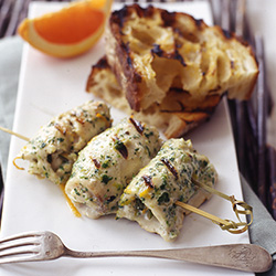 Fast & Easy Dinner: Skewered Swordfish Rolls