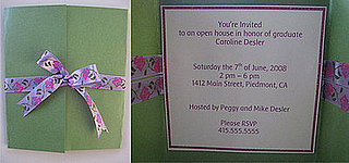Come Party With Me: Graduation — Invite