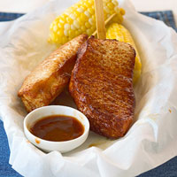 Fast & Easy Dinner: Pork Chops on a Stick Fast & Easy Dinner: Pork Chops on a Stick
