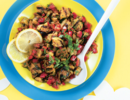 Fast & Easy Dinner: Grilled Eggplant Salad Fast & Easy Dinner: Grilled Eggplant Salad