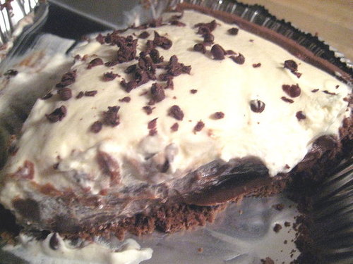 Theirs vs. Mine: Chocolate Caramel Cream Pie