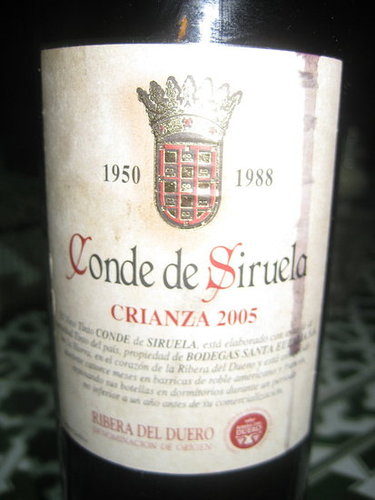 Happy Hour: Conde de Siruela Crianza