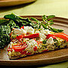 Fast & Easy Dinner: Red Pepper and Goat Cheese Frittata