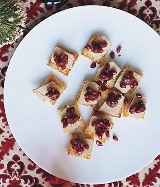 Foie Gras With Date Purée and Pomegranate Foie Gras With Date Purée and Pomegranate