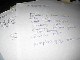 Thanksgiving Tip: Select a Menu