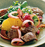 Fast & Easy Dinner: Steak Salad With Balsamic Red Onions Fast & Easy Dinner: Steak Salad With Balsamic Red Onions