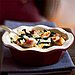 Asparagus, Ham, and Fontina Bread Puddings