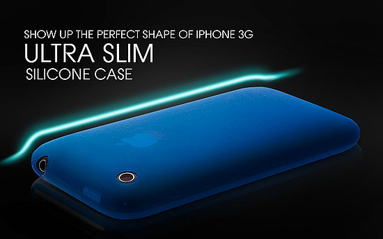 Ultra Slim Silicone Case for iPhone3G (on sale for $11.90)