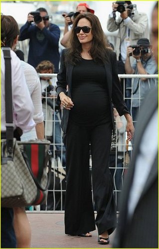 Angelina & Clint at the Photo Call for 'The Changeling'.
