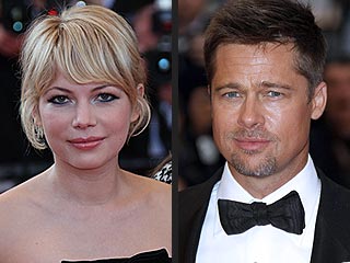 Brad Catches Up with Michelle Williams and Long Time Pal Catherine Keener