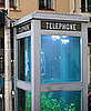 Aquarium Phone Booth From the Lyon Light Festival in France