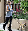 Pound Puppy Chloe (and LC) Take an LA Walk