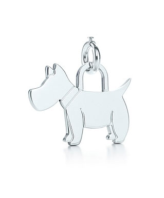 Scottie Dog Tag Charm Scottie Dog Tag Charm