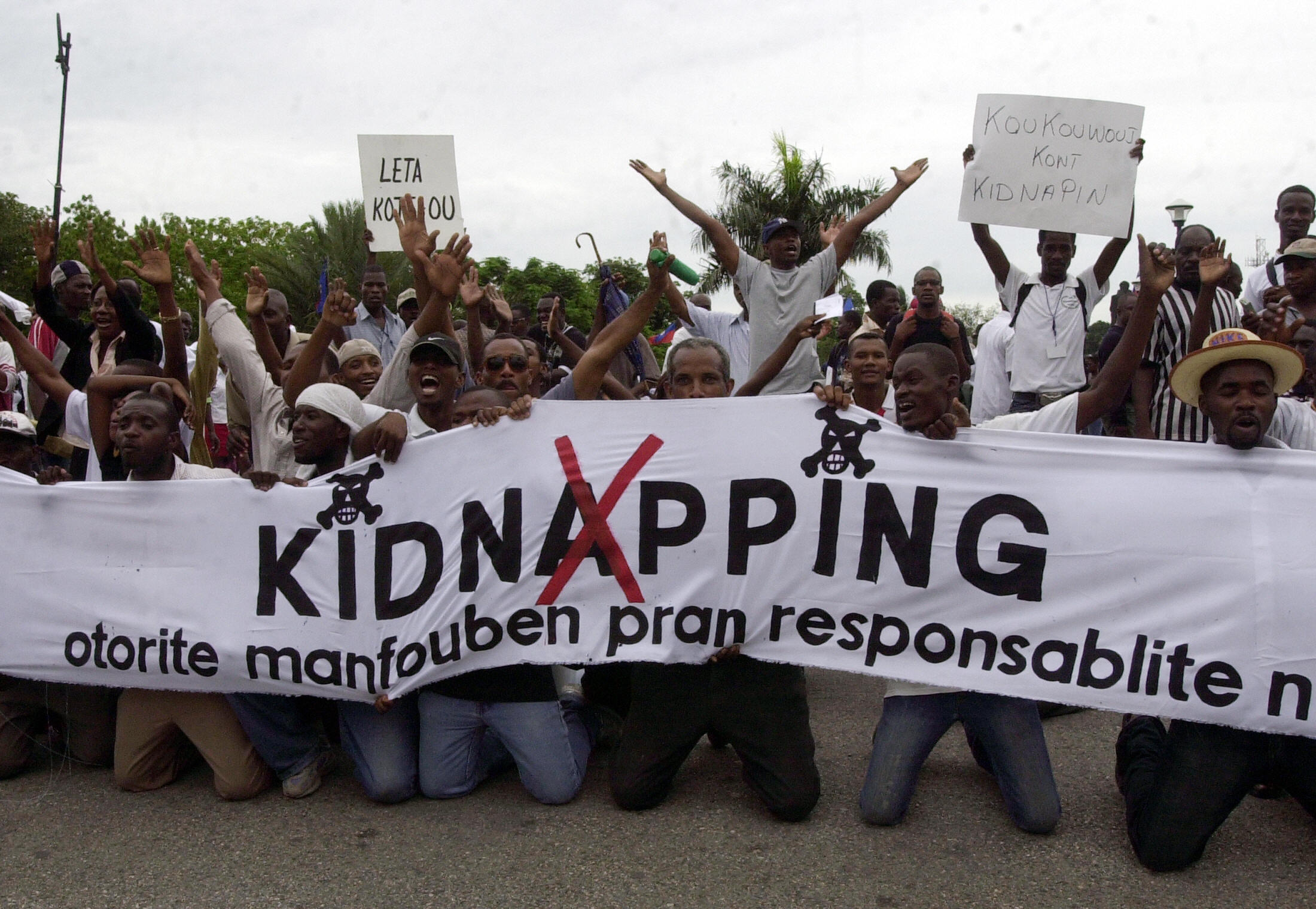 Haitians protest against kidnapping and violence. The country is the fourth most corrupt. Haitians protest against kidnapping and violence. The country is the fourth most corrupt.