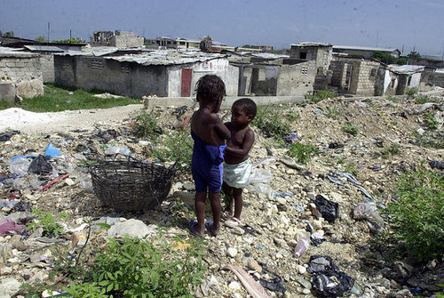 Haitians Eat Mud Cakes