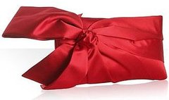 The Look For Less: Valentino Satin Bow Clutch 