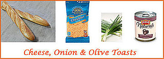 Delilicious: Cheese, Onion, and Olive Toasts