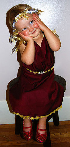 ECOWEEN: Old Bridesmaid's Dress Fit For a Lil Princess