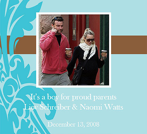 It's a Boy For Naomi Watts and Liev Schreiber!