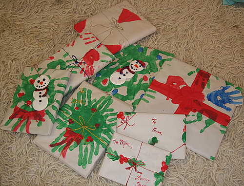 Wrap It Up: Handprint Holiday Paper