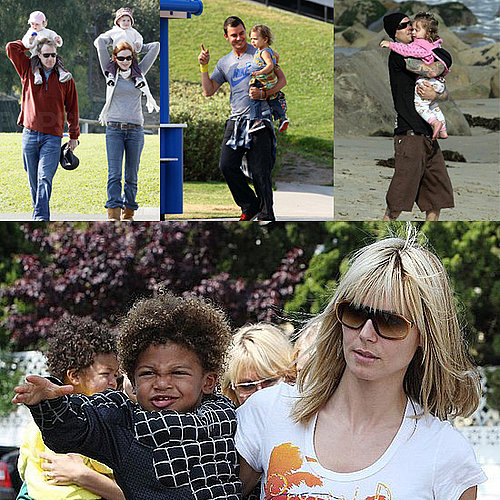Celebrities and Their Babies Over the Weekend 2008-04-07 11:00:52