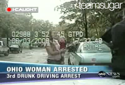 Drunk Mom Lets Toddler Steer