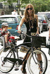 Elle Macpherson Picks Son Up at School