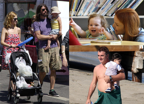 Celebrities and Their Babies Over the Weekend 2008-06-30 16:08:19