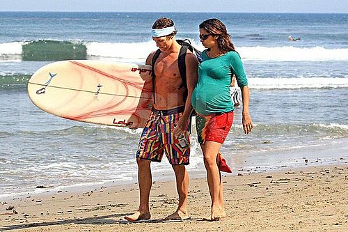 Matthew and Camila Keep It Cool in the Surf Matthew and Camila Keep It Cool in the Surf