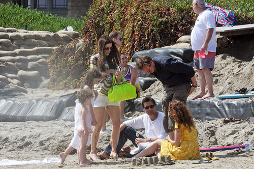 The Beckinsale Brood Enjoy a Day at the Beach The Beckinsale Brood Enjoy a Day at the Beach