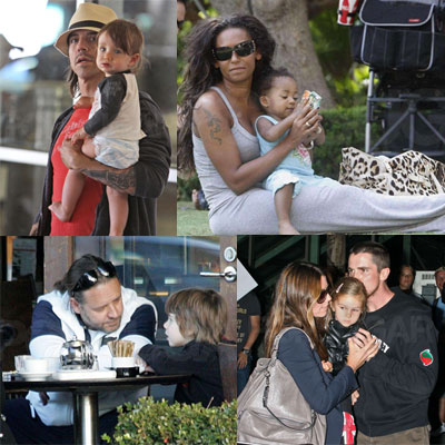 Celebrities and Their Babies Over the Weekend 2008-07-21 16:15:50 Celebrities and Their Babies Over the Weekend 2008-07-21 16:15:50
